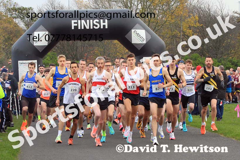 Senior Mens and Senior Womens 2022 Heaton Memorial 10k Road Race, Newcastle Town Moor.  Photo: David T. Hewitson/Sports for All Pics